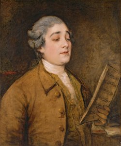 Giusto Ferdinando Tenducci（约1734-90）阉割歌手和作曲家的肖像，c.1773-75